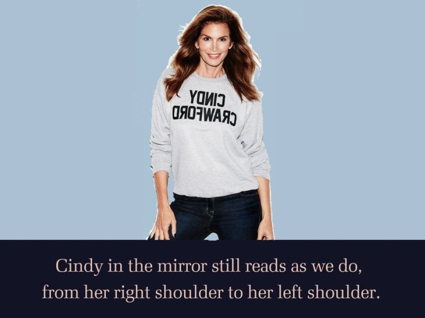 Cindy In the Mirror Reading